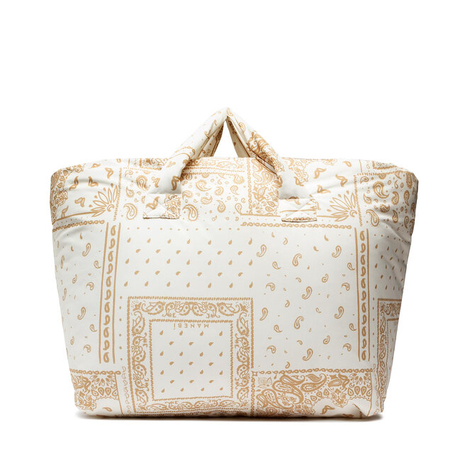 Geantă Manebi Riviera Bag Maxi B 1.2 Ar Beige Bandana 1.2 imagine noua 2022