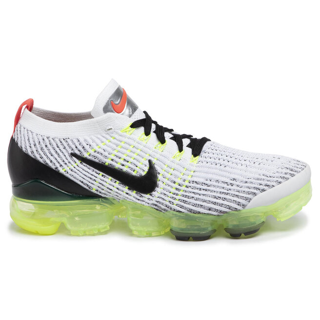 Pantofi Nike Air Vapormax Flyknit 3 AJ6900 100 White Black Volt