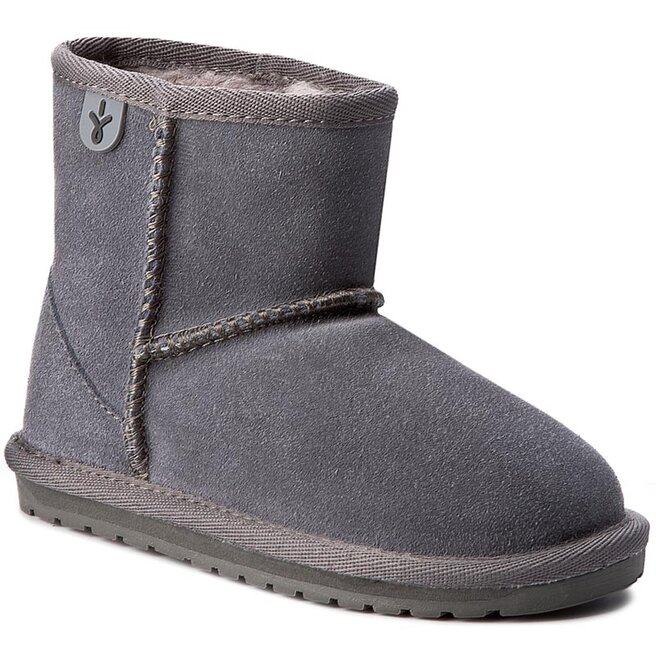 EMU Australia Topánky EMU Australia Wallaby Mini K10103 Charcoal/Anthracite