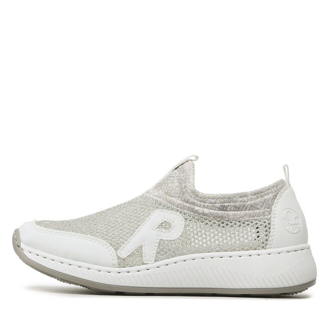 Rieker Sneakersy Rieker N5554-81 Weiss