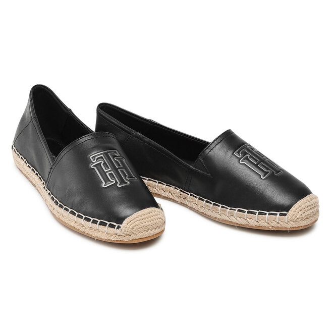 tommy hilfiger black espadrilles