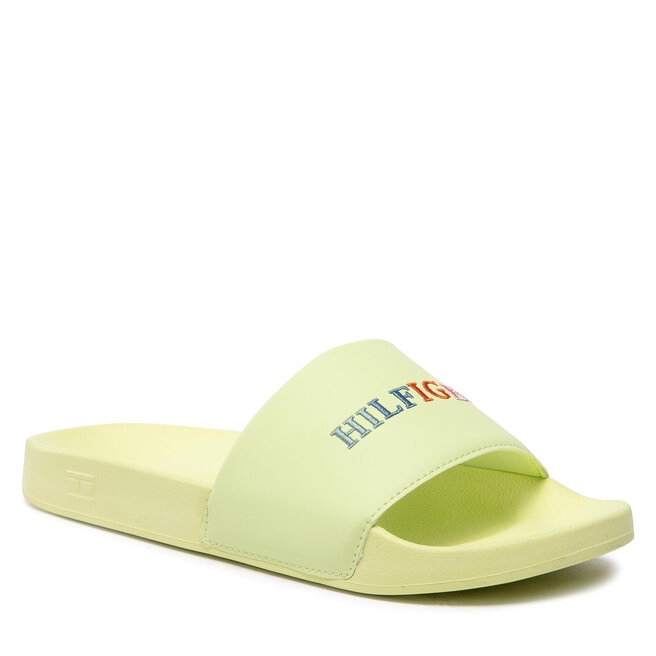 Tommy hilfiger slides colorful hotsell