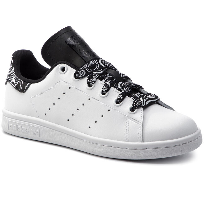 Buty adidas Stan Smith J CG6562 Ftwwht Ftwwht Cblack eobuwie .pl