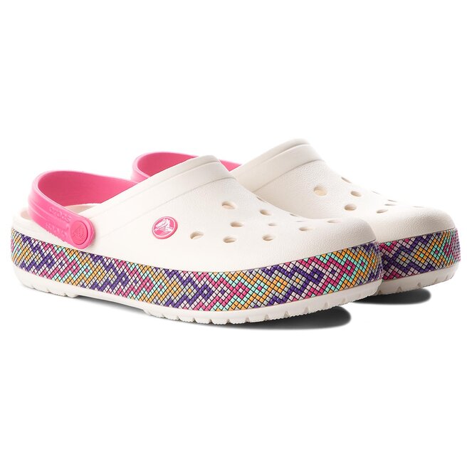 Mules sandales de bain Crocs Crocband Gallery Clog 205166 Oyster