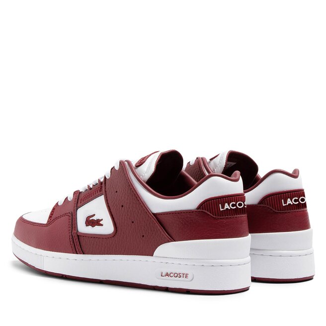Lacoste Sneakersy Lacoste Court Cage 746SFA0041 Wht/Burg 2G1