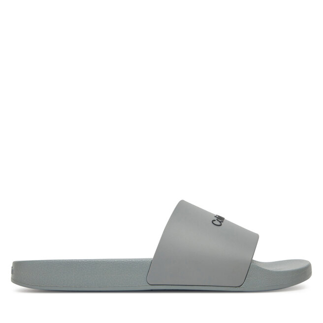 Klapki Calvin Klein Pool Slide Rubber - Szary