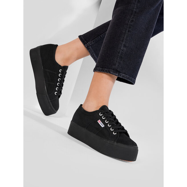 Teniszcip Superga 2790 Cotw Linea Up And Down S9111LW Full Black