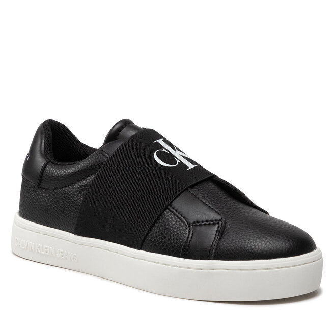 Sneakers Calvin Klein Jeans Classic Cupsole Ribbon Lth YW0YW00776 Black BDS