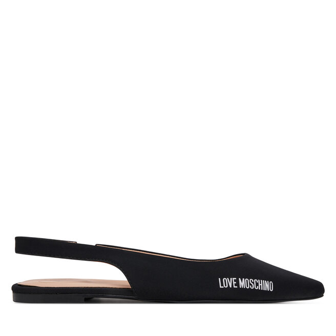 Baleriny LOVE MOSCHINO - Czarny