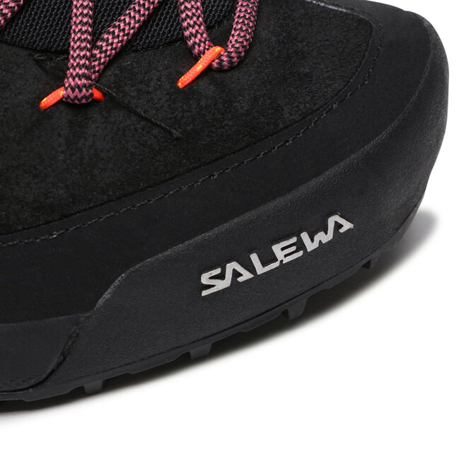 Salewa Pārgājienu apavi Salewa Ws Wildfire Leather 61396-0936 Black/Fluo Coral