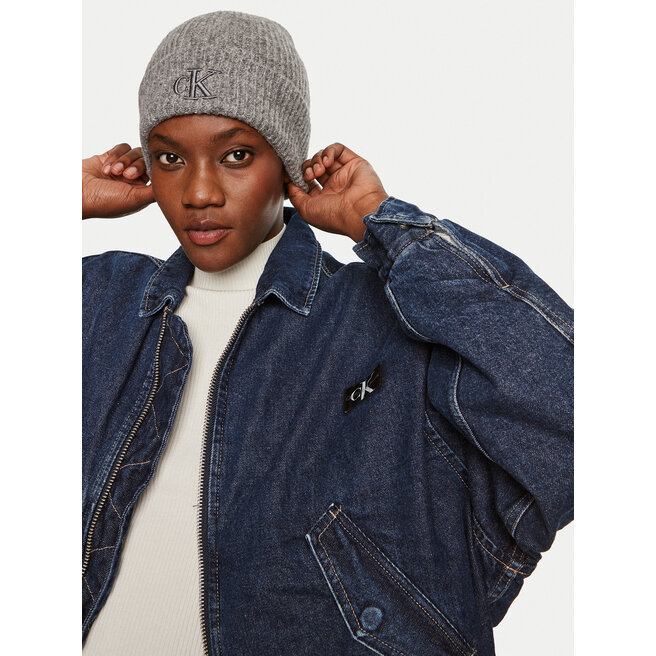 Czapka Calvin Klein Thick Embroidery - Szary