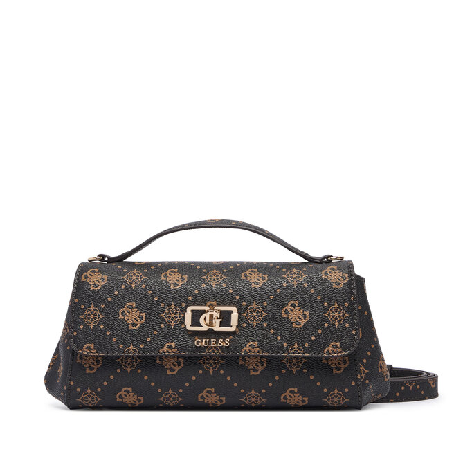 Torebka Guess Emelie Logo HWGP99 28190 Brązowy ciemny -
