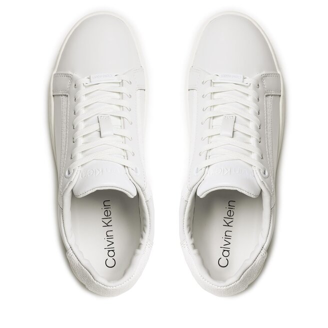 Calvin Klein Сникърси Calvin Klein Clean Cup Lace-Nano Mono Mix HW0HW01592 Bright White YBR