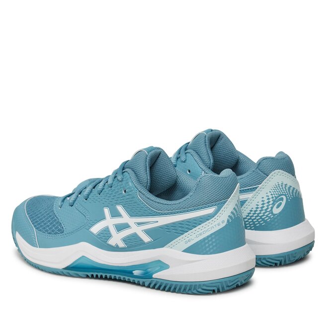 Asics Pantofi Asics Gel-Dedicate 8 Clay 1042A255 Gris Blue/White 400