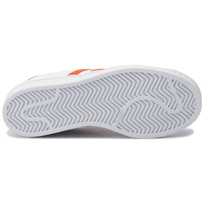 Chaussures adidas Superstar EE4472 Ftwwht Orange Ftwwht