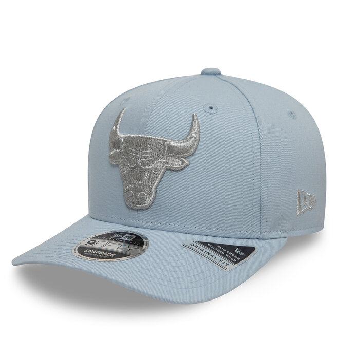 Czapka z daszkiem New Era Chicago Bulls Metallic 9FIFTY - Błękitny