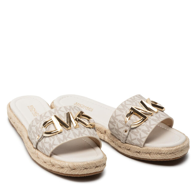 MICHAEL Michael Kors Alpargatas MICHAEL Michael Kors Izzy Slide 40S2IZFP1B Vanilla Mlti