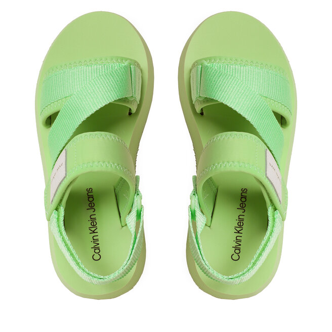 Calvin Klein Jeans Сандали Calvin Klein Jeans Prefresato Sandal Badge YW0YW00967 Live Mist 0H9
