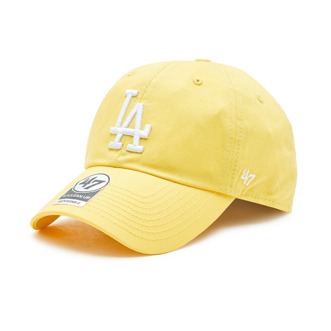 47 Brand Καπέλο Jockey 47 Brand MLB Los Angeles Dodgers '47 CLEAN UP B-RGW12GWSNL-MZB Maize