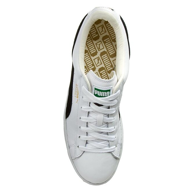 Sneakers Puma Basket Classic 351912 03 White Black epantofi.ro