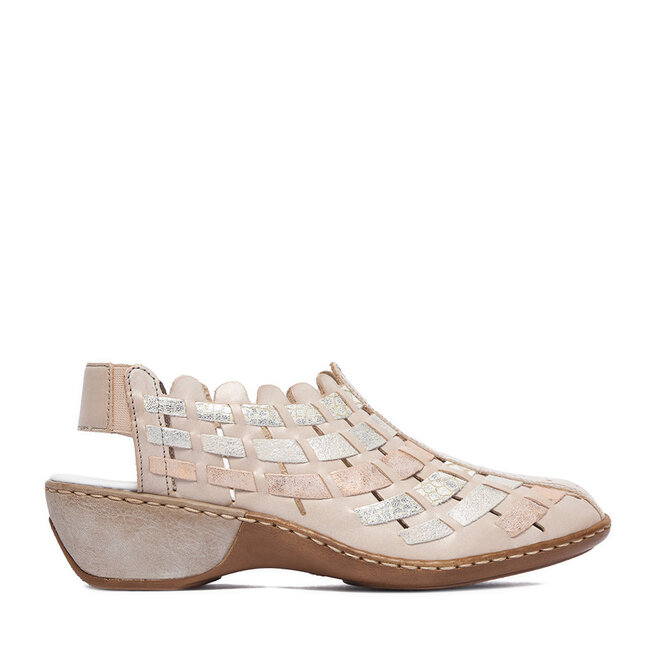 Sandały Rieker CEO-47156-43 Beżowy - kobiece