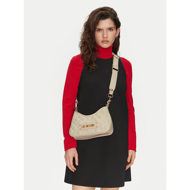 Torebka LOVE MOSCHINO JC4152PP1MLA0110 Kremowy -