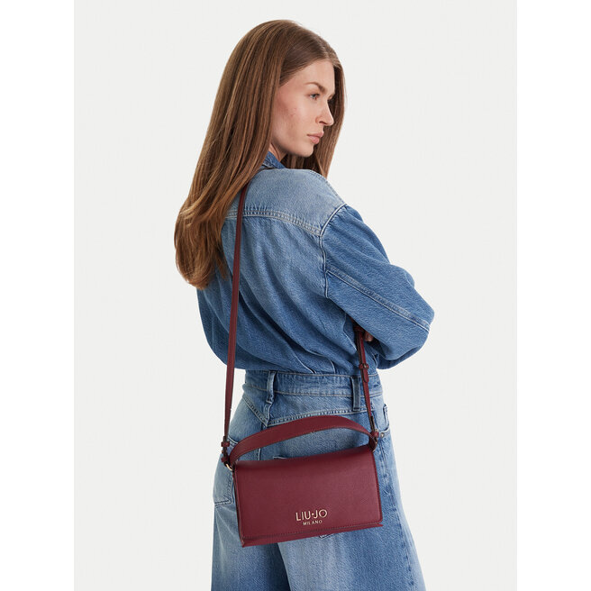 Torebka Liu Jo Ecs S Crossbody EAF5224 E0058 Bordowy -