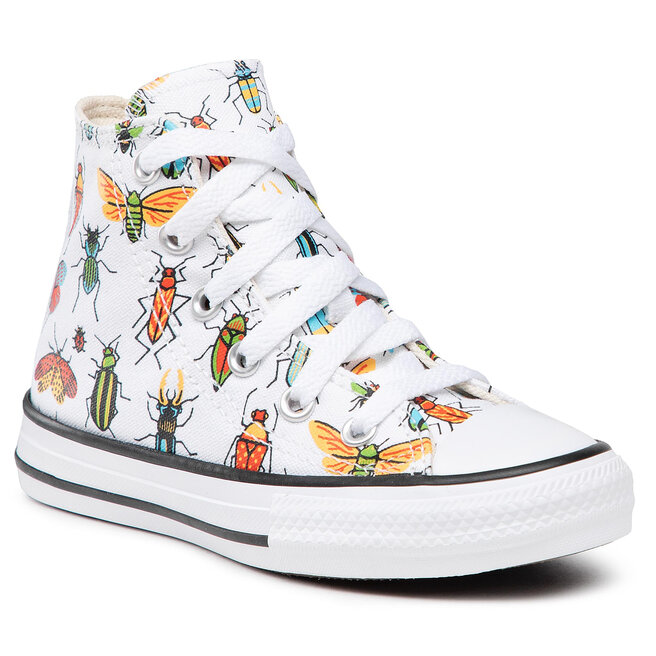 Converse Sneakers aus Stoff Converse Ctas Hi 670704C White/Natural Ivor
