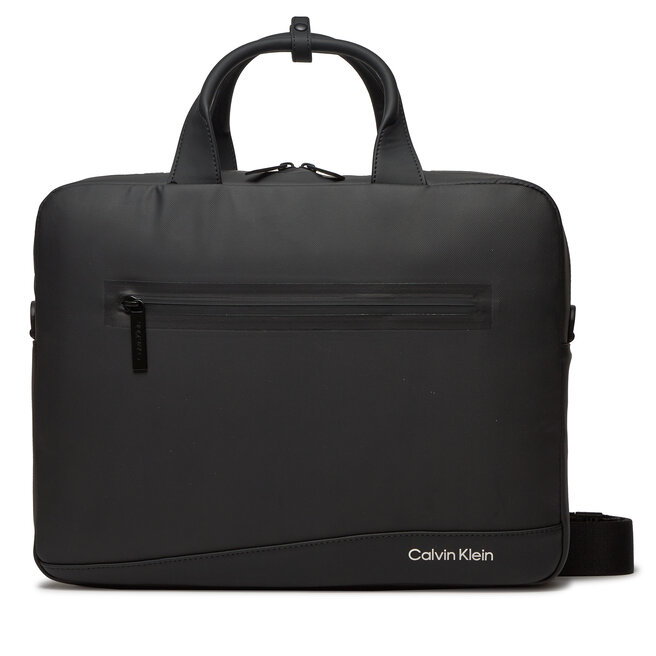 Τσάντα για laptop Calvin Klein Rubberized Conv Laptop Bag K50K511712 Ck Black BEH