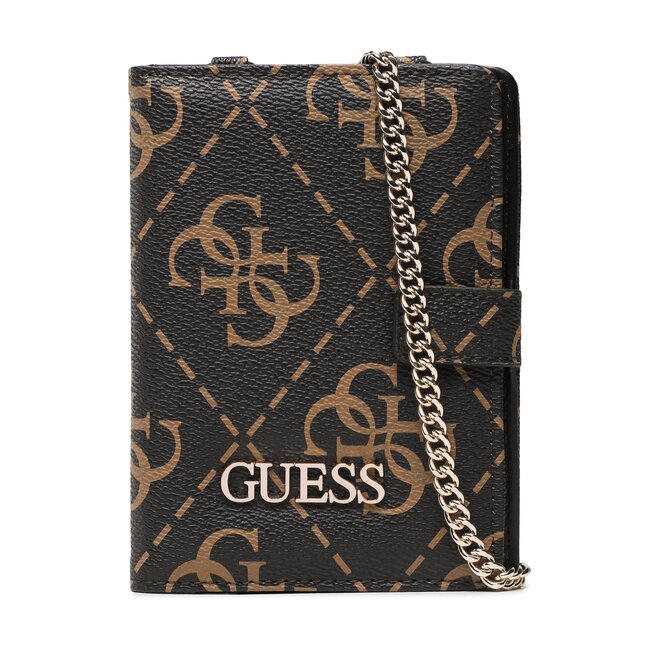 Etui na dokumenty Guess Berta (S) Slg SWS868 - Brązowy
