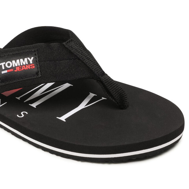 Tommy Jeans Flip-flops Tommy Jeans Beach Sandal EM0EM00691 Black BDS