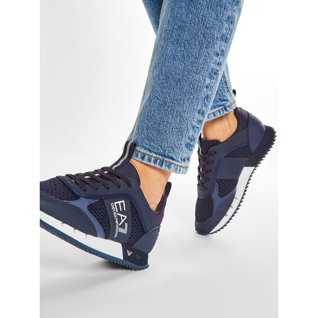 Laisvalaikio batai EA7 Emporio Armani X8X027 XK050 D813 Navy/White •  Www.eavalyne.lt