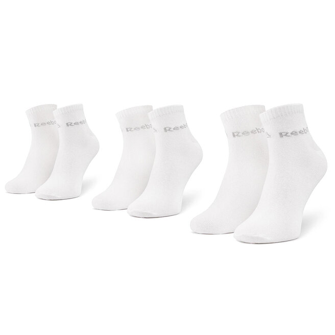 L gstrumpor unisex 3 pack Reebok DU2922 r.39 42 Vit eskor