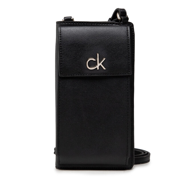 Calvin Klein Telefontok Calvin Klein Re-Lock Phone Xbody Card Wallet K60K608454 Ck Black BAX