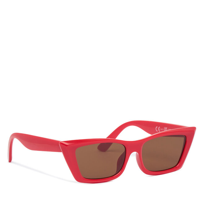 Okulary przeciwsłoneczne Pieces Pctrine Sunglass Box - Czerwony