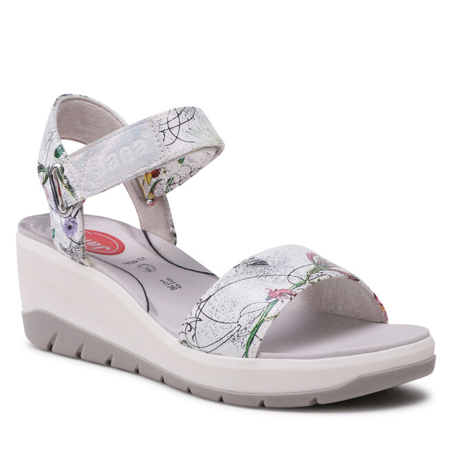 Sandale Jana 8-28761-20 White/Flower 149