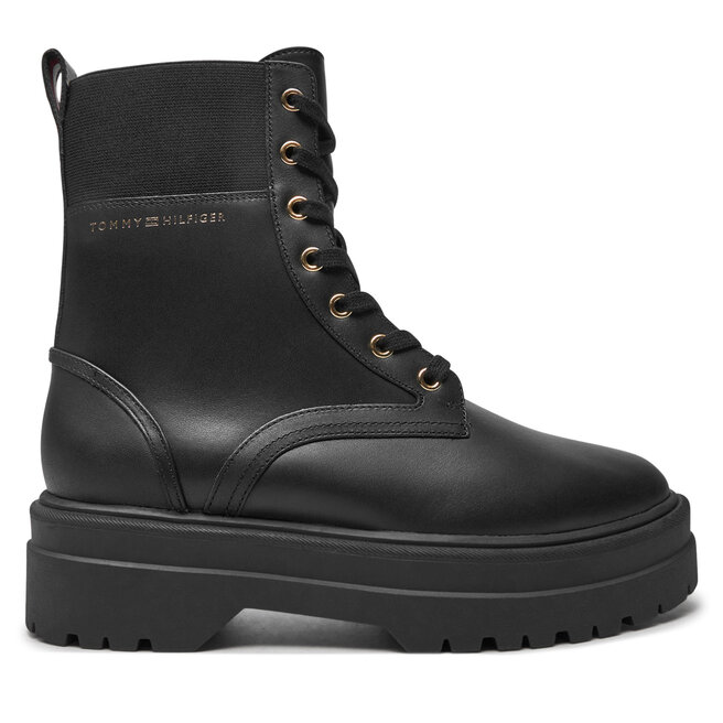 Trapery Tommy Hilfiger - Czarny