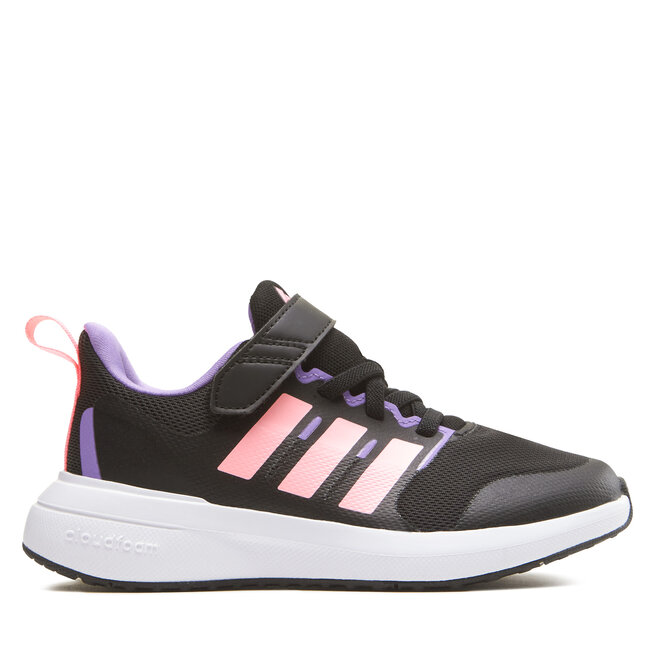 adidas Cipő adidas Fortarun 2.0 Cloudfoam Sport Running Elastic Lace Top Strap Shoes HR0289 Fekete