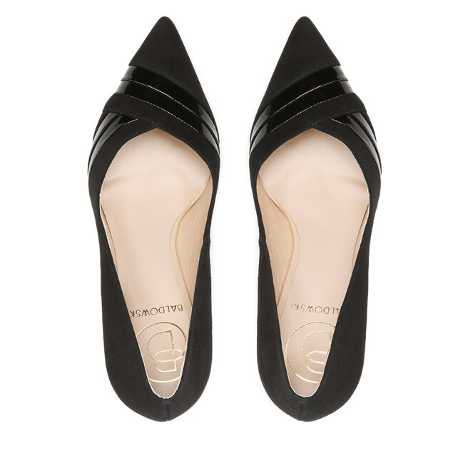 Baldowski High Heels Baldowski D04237-2835 Zamsz/Czarny Lakier