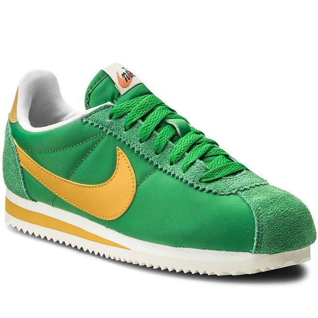 florero Abultar Deudor Zapatos Nike Wmns Classic Cortez Nylon Prem 882258 301 Classic Green/Yellow  Ochre • Www.zapatos.es