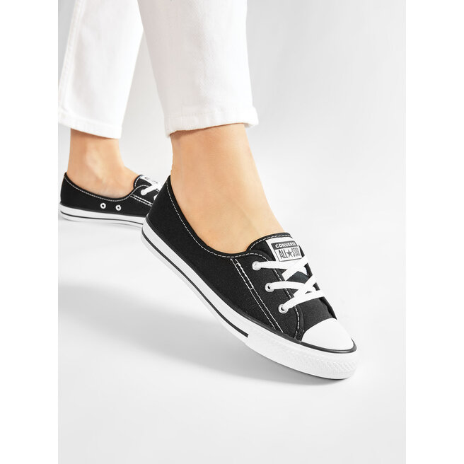 Converse Кецове Converse Ctas Bellet Lace Slip 566775C Black/White/Black
