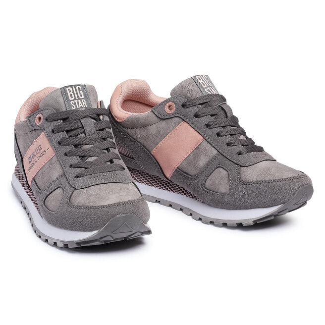 Big Star Shoes Tenisice Big Star Shoes GG274675 902 Grey/Pink