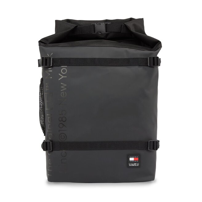 Plecak Tommy Jeans Tjm Daily + Rolltop Backpack - Czarny