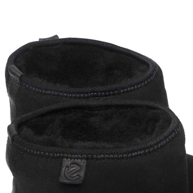 ECCO Členková obuv ECCO Chunky W 20320351052 Black/Black