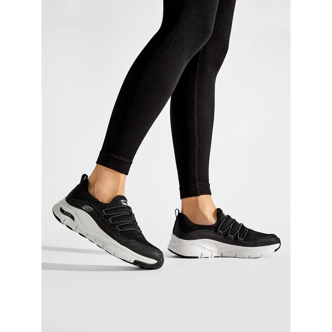 Skechers Pantofi Skechers Lucky Thoughts 149056/BKW Black/White