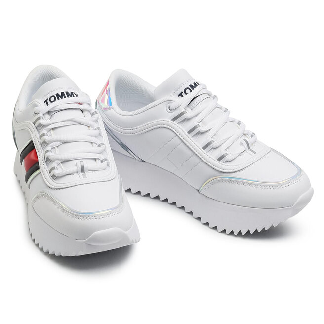 tommy jeans high cleated iridescent