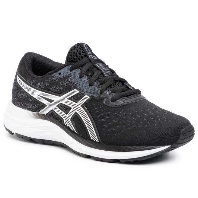 Chaussures Asics Gel-Excite 7 GS 1014A084 Black/White 001 •  Www.chaussures.fr