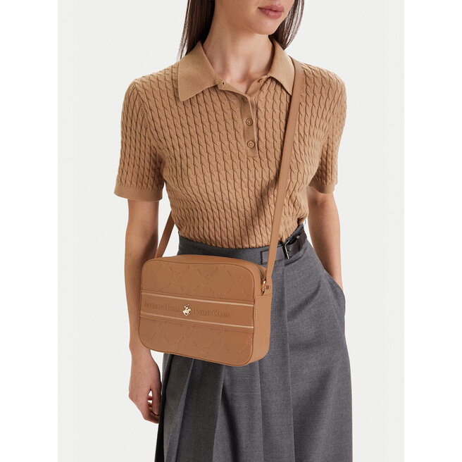 Torebka Beverly Hills Polo Club EO-BHPC-L-013-09 Brązowy -