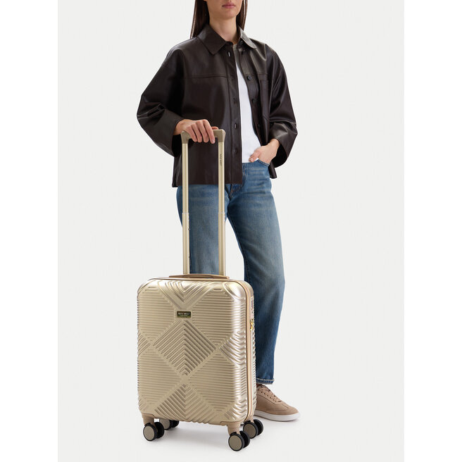 Walizka kabinowa Nine West CEO-NW-S-002-09 GOLD Złoty -