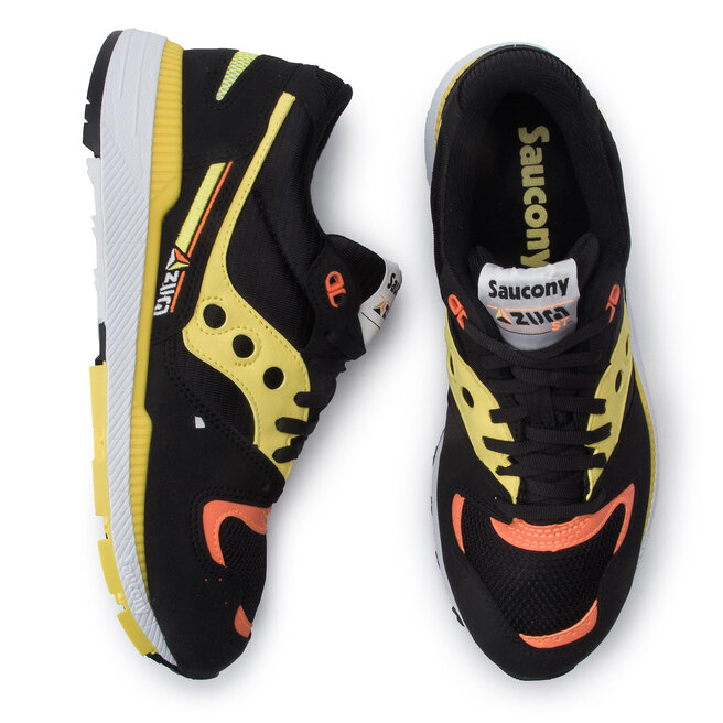 Saucony azura online black yellow orange